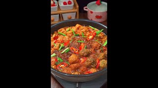 白菜炖粉条-美味食谱