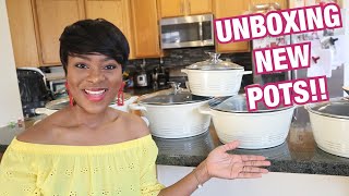 NEW COOKING POTS! | UNBOXING, REVIEWS + HOW TO PROPERLY CARE FOR YOUR COOKWARE