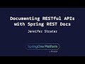 Documenting RESTful APIs with Spring REST Docs - Jenn Strater