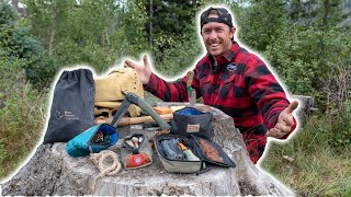 Essential Camping Pack Gear Dump