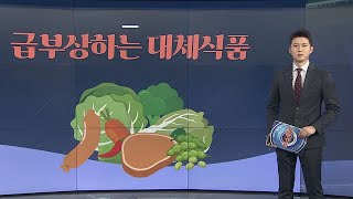 [그래픽뉴스] 급부상하는 대체식품 / 연합뉴스TV (YonhapnewsTV)