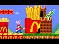 Super Mario Bros. But Every Seed Mario Touchs Become to McDonald | ADN MARIO GAME