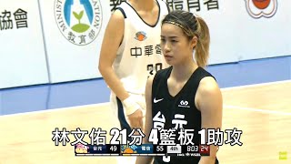 【WSBL】2021-4-20 台元紡織 VS 中華電信 - 林文佑 21分 4籃板 1助攻