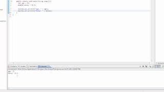 Java tutorial #2 ints, doubles, and Strings.