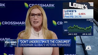 Look at Lowe's and TJX as strong consumer staples, says Crossmark's Victoria Fernandez