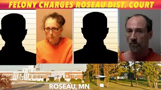 Recent Felony Charges In Roseau County District Court