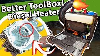 ALMOST PERFECT (but ILLEGAL) PORTABLE CHINESE DIESEL HEATER | Kroak Toolbox Heater V2 Review