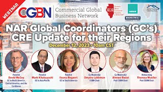 NAR Global Coordinators (GC’s) CRE Update for their Regions