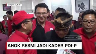 Ahok Resmi Jadi Kader PDI-P