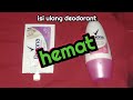 rexona//refile deodoran//hemat ditanggal tua//rexona isi ulang