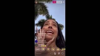 Malu Trevejo Crying On Live