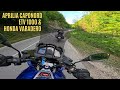 Aprilia Caponord Etv 1000  chasing Honda Varadero XL on Mountaine road  Gopro Hero 12 Black 4K