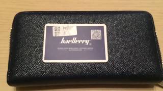 Baellerry Men Hardware Zipper Card Money Cell Phone Wallet  -  BLUE из Gearbest