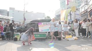 [4K] 20150426 에이데일리(A-Daily) 수원역 게릴라 콘서트 1회차 전체직캠 - 07.댄스3(채이\u0026지유)