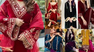 latest party wear velvet suit design|| beautiful velvet dress designs|| velvet suit design 2023