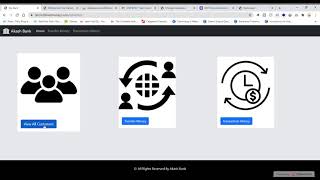 Engineering Project: Basic Banking System using HTML, CSS, BOOTSTRAP, PHP