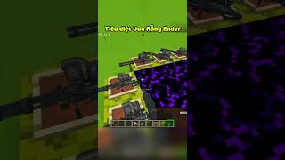 tiêu diệt vua rồng ender  #minecraft #meme