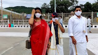 Telugu Actress Spotted at Tirumala Venkateswara Swamy Temple