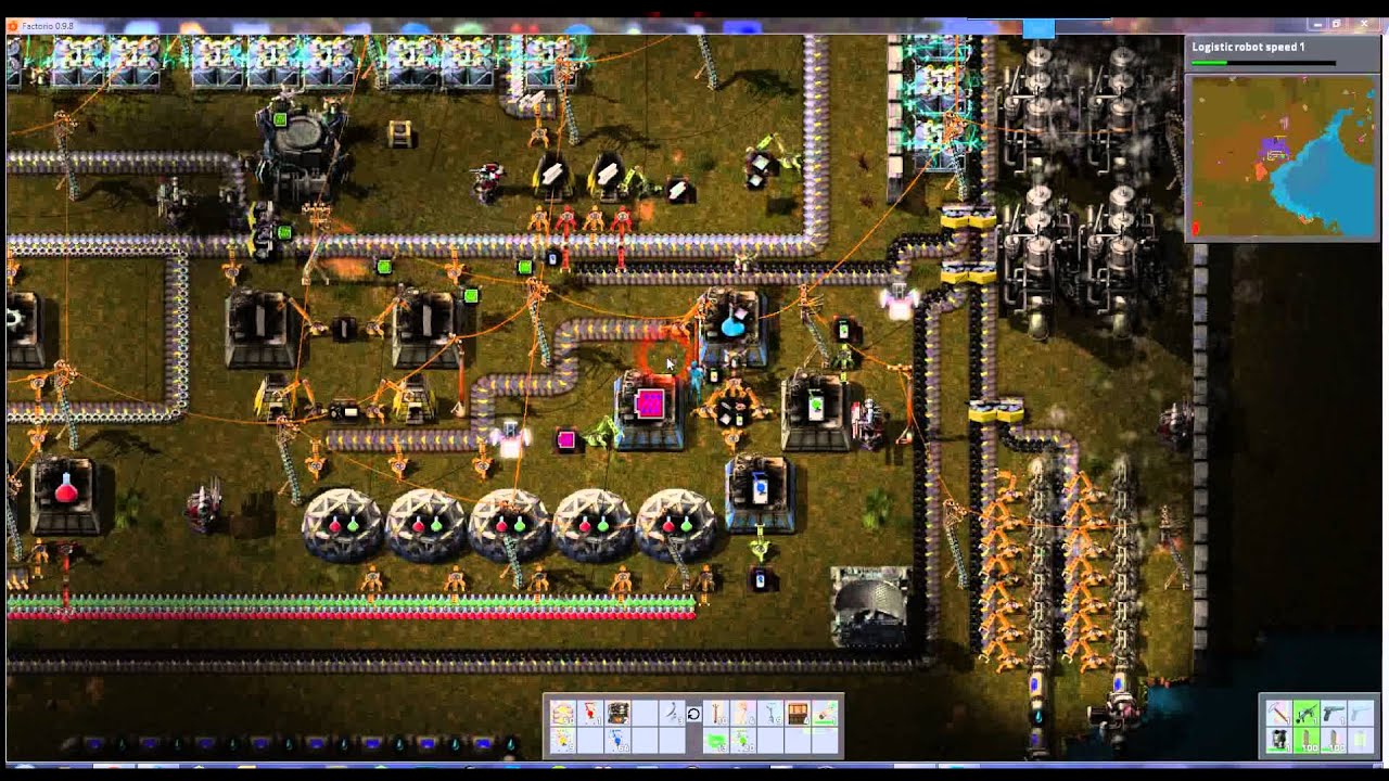 Factorio Logistic Robots Youtube