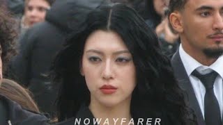 Miyoshi Ayaka 三吉 彩花 Arrival at Balenciaga fashion show in Paris, September 30 2024 30.09.2024 week