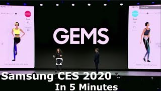 Samsung CES 2020 | Press Conference In 5 Minutes
