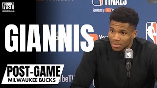 Giannis Antetokounmpo Reacts to Milwaukee Bucks Being 1 Game Away from NBA Finals Win