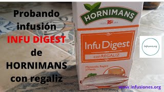 Probando infusión INFU DIGEST de HORNIMANS con regaliz