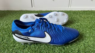 Nike Tiempo Legend 10 Elite FG Boots Review - On Feet \u0026 Unboxing ASMR! | Nike Mad Ambition Pack (4K)