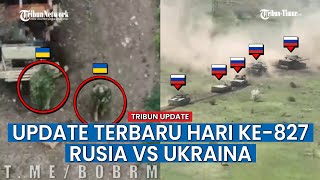 HARI KE-827 KONFLIK Rusia vs Ukraina, Hantaman Drone Rusia Buat Benteng Ukraina jadi Puing-puing