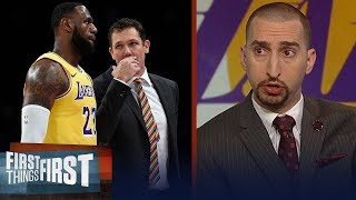 Nick Wright discusses if Luke Walton the best fit for LeBron, Lakers | NBA | FIRST THINGS FIRST