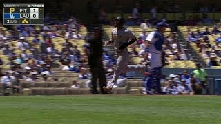 PIT@LAD: Marte opens the scoring on Jaso's walk