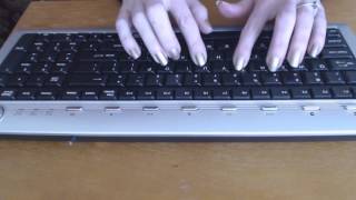 ASMR Keyboard Typing \u0026 Gum Chewing ~ No Talking