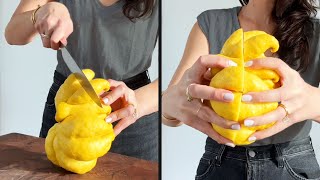 Opening a Giant Mutated Lemon