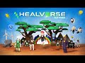 Healverse with Code Green on The Sandbox Metaverse designed by Metaverse Studio Paris