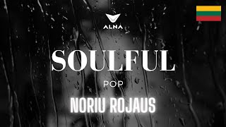 NORIU ROJAUS - ALNA ft Velenas, ambient pop, lyric video, angelic softness, paradise on earth