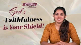 దేవుని విశ్వాసమే నీ కవచం! | Dr. Shilpa Dhinakaran | Today's Blessing