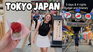 TOKYO JAPAN TRAVEL VLOG WITH BUDGET AND ITINERARY ~ disneyland, don quijote, asakusa | #dayswithKim