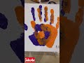 🧡best friends hand prints on canvas 💜😍 shorts handprints