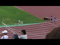 20180610北九州市中学陸上各区大会 女子200m決勝（小倉北）