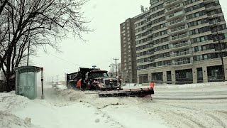 Heavy Snowfall in Toronto - Canada