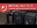 Mutual AS-1 TL-15 Composite High Security Burglar & Fire Safe Video