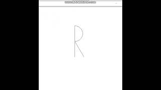Python Turtle - Draw letter R