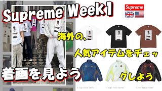 【Supreme】 二本立て！明日の発売前に、海外人気と着画をみよう Week1  シュプリーム '24F/W