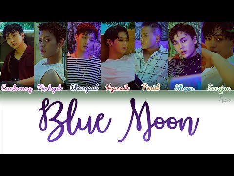 BTOB (비투비) -BLUE MOON Lyrics (Color Coded|ENG|ROM|HAN|PTBR) ‬ | 노래 가사