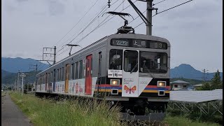 和手農道1号踏切10:33通過『別所線1000系(1003編成+1103編成)ワンマン上田行き』