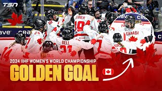 MUST SEE: DANIELLE SERDACHNY SCORES THE GOLDEN GOAL, TEAM CANADA DEFEATS TEAM USA IN OVERTIME!