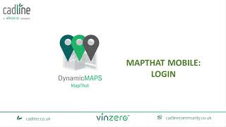 MapThat Mobile – Login