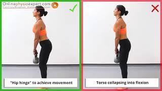 Deadlift Technique For Back Pain - Physiotherapy Exercise Level 2