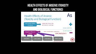 Health effects of arsenic (toxicity and biological functions) #arsenic #carcinogen #heavymetals