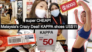 A quick look at Japanese SOGO Department, Kuala Lumpur!| US$ 11 for Kappa Sports Shoes!